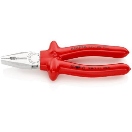 Kombinované kleště 1, celková délka: 200mm, Nástrojová ocel speciální kvality Knipex Splňuje normu VDE/1000V