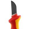 Kabelový nůž, izolovaná vícesložková rukojeť, celková délka: 190mm Splňuje normu VDE/1000V Knipex, dělka lopatky: 50 mm