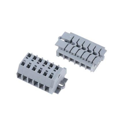 WAGO Pás Terminal 261-106, řada: 261, 500V Šedá 2.5mm² 1 Klecová svorka