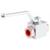 Hydraulický kulový ventil, řada: RS PRO, materiál tělesa: Ocel, zinková pasivace G RS PRO