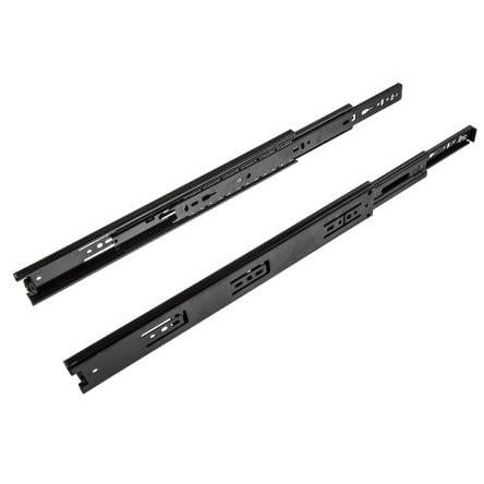 Kluzák k zásuvkám Přidržení, Lesklý zinek, Ocel 350 mm zatížení 45kg Accuride
