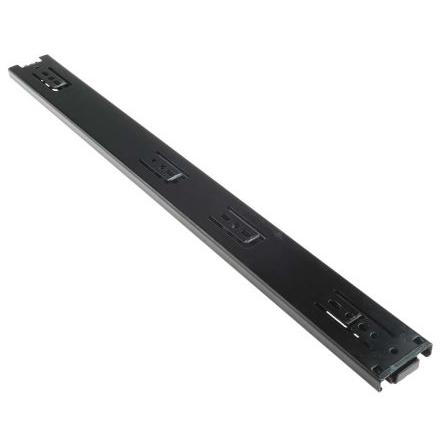 Kluzák k zásuvkám, Lesklý zinek, Ocel 500 mm zatížení 45kg Accuride