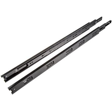 Kluzák k zásuvkám Přidržení, Lesklý zinek, Ocel 600 mm zatížení 45kg Accuride