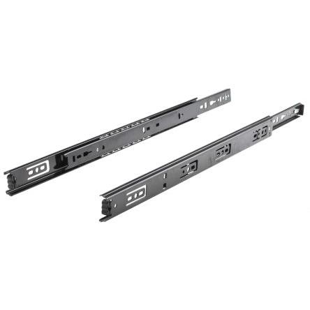 Kluzák k zásuvkám, Ocel 450 mm zatížení 45kg Accuride