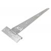 T-závěs Výkyvné T, Galvanizovaný, Ocel Pevný, délka: 355.6 mm RS PRO