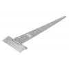 T-závěs Výkyvné T, Galvanizovaný, Ocel Pevný, délka: 457.2 mm RS PRO