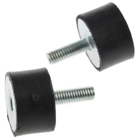 2515VD18-60 FIBET M6 x 18 mm Antivibrační držák Silentblok samec na samici 87.6 daN