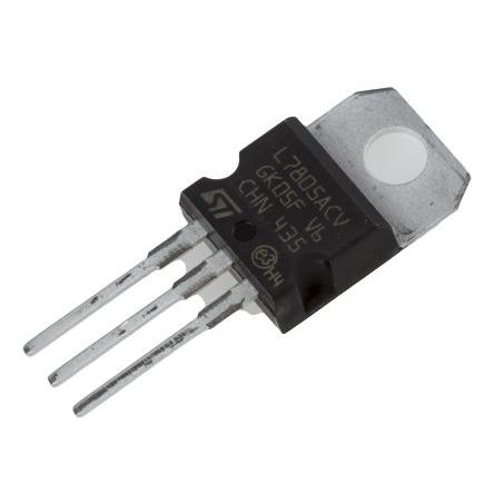 STMicroelectronics Regulátor napětí 5 Lineární 1 A Pevný 5V, počet kolíků: 3 kolíkový, TO-220