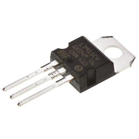 STMicroelectronics Regulátor napětí 5 Lineární 1.5 A Pevný -15V, počet kolíků: 3 kolíkový, TO-220