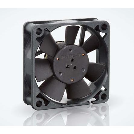 ebm-papst Axiální ventilátor, řada: 500 F, průtok vzduchu: 20 m³/h 900 mW 24V dc 38 mA IP20 50 mm 50mm 15 mm