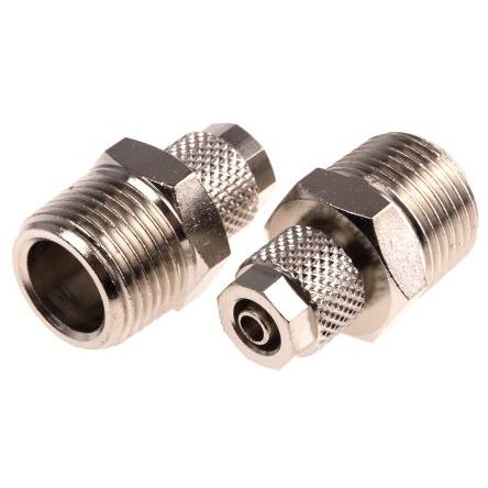 RS PRO Pneumatická armatura, řada: RS PRO, 6mm Zásuvný, Vnější 3/8" R