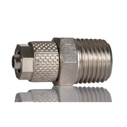 RS PRO Pneumatická armatura, řada: RS PRO, 6mm Zásuvný, Vnější 1/4" R