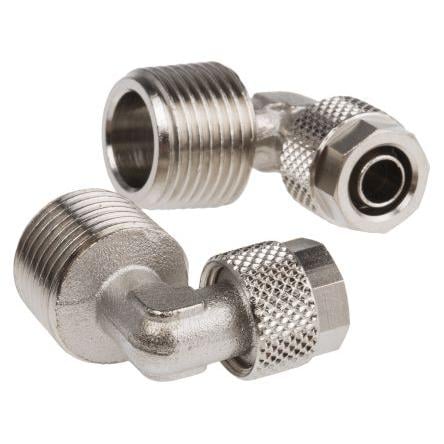 RS PRO Pneumatická armatura, řada: RS PRO, Zásuvný 8mm, Vnější R 3/8 in vnější R