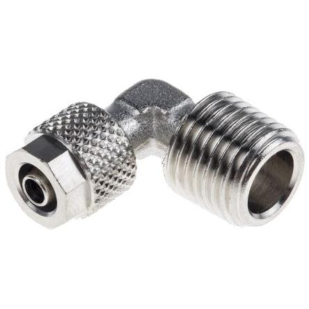 RS PRO Pneumatická armatura, řada: RS PRO, Zásuvný 6mm, Vnější R 1/4 in vnější R