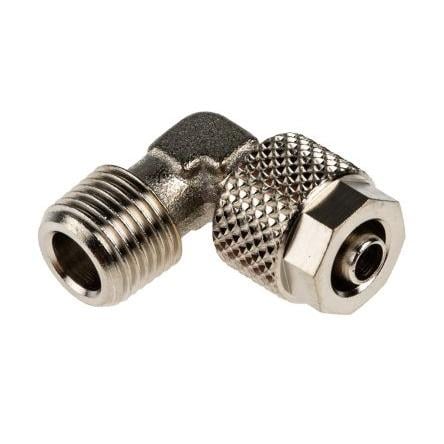 RS PRO Pneumatická armatura, řada: RS PRO, Zásuvný 6mm, Vnější R 1/8 in vnější R