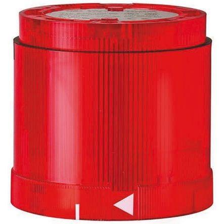 Werma, rozsah: 843 Maják barva čočky Červená Otáčecí LED Jednotka majáku 24V dc barva pouzdra Černá základna 70 mm AC/DC