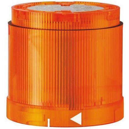 Werma, rozsah: 843 Maják barva čočky Žlutá Otáčecí LED Jednotka majáku 24V dc barva pouzdra Černá základna 70 mm AC/DC