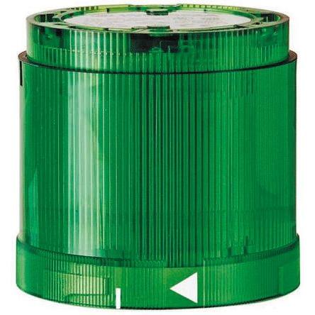 Werma, rozsah: 843 Maják barva čočky Zelená Otáčecí LED Jednotka majáku 24V dc barva pouzdra Černá základna 70 mm AC/DC
