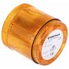 Werma, rozsah: 843 Maják barva čočky Žlutá Stálé LED Jednotka majáku 24V dc barva pouzdra Černá základna 70 mm AC/DC