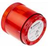 Werma, rozsah: 843 Maják barva čočky Červená Blikající LED Jednotka majáku 24V dc barva pouzdra Černá základna 70 mm