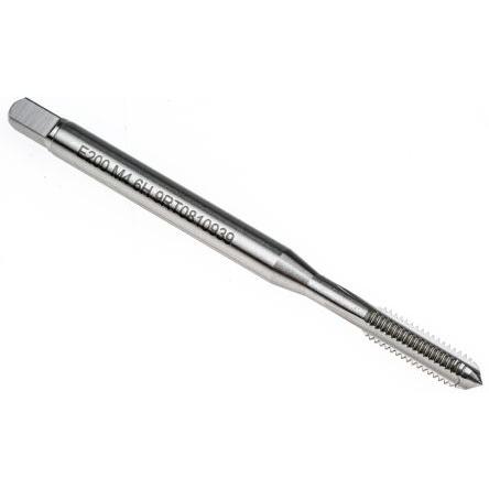 Závitník, Rychlořezná ocel E Strojní závitník, velikost závitu: M4 Metrické, celková délka: 63mm, Rovná ploutve Dormer