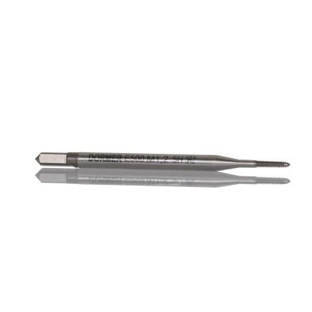 Závitník, HSS Strojní závitník, velikost závitu: M1.2 Metrické, celková délka: 38mm, Rovná ploutve Dormer