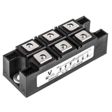 Vishay Modul můstkového usměrňovače VS-130MT160KPBF 1.18 kA 1600 V, INT-A-PAK, počet kolíků: 6 kolíkový, konfigurace: