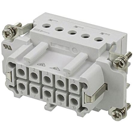 TE Connectivity Vložka napájecího konektoru pro vysoká zatížení 16A Vnitřní HE 10