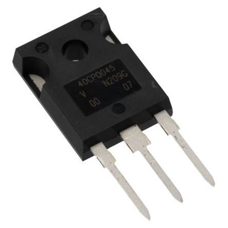 Vishay Dioda VS-40CPQ045-N3 Schottkyho dioda 40 A 45 V, TO-247AC, počet kolíků: 3 kolíkový