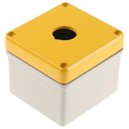 Pouzdro, řada: RMQ Titan M22, průměr výřezu: 22 mm Oblázková šedá Hliník Eaton, počet výřezů: 1
