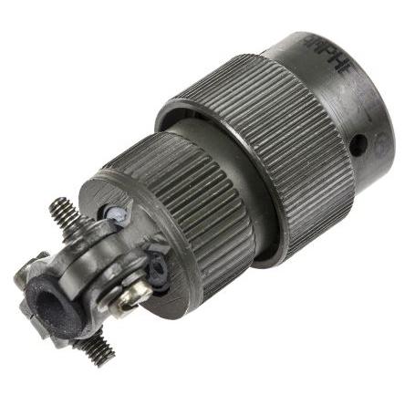 Amphenol Limited Kulatý konektor, specifikace Mil, řada: 62LC, materiál kontaktu: Měď, orientace těla: Rovný, Kabel,