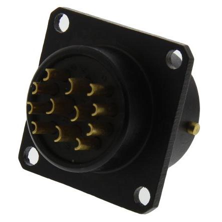 Amphenol Limited Kulatý konektor, specifikace Mil, řada: 62LC, materiál kontaktu: Měď, orientace těla: Rovný, Montáž do