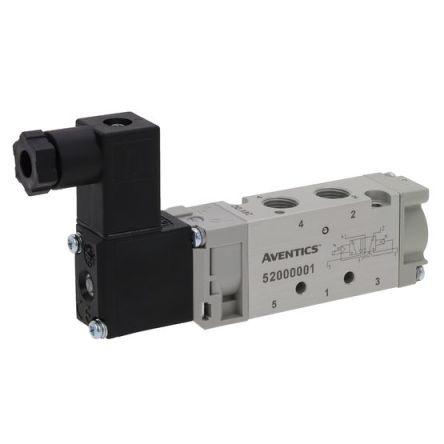 Pneumatický solenoidový ventil 5/2, řada: 521 G Solenoid, max. průtok: 1050L/min EMERSON – ASCO 230V ac