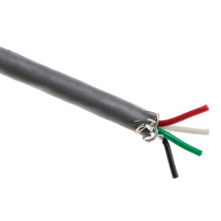 Ovládací kabel, řada: Alpha Essentials Communication & Control 4žilový, 600V Polyvinylchlorid plášť 0.09mm² 28 AWG,