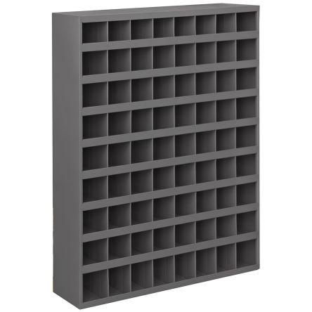 Skladovací zásobník barva Šedá Ocel Přenosné 1067 mm x 857 mm x 305 mm RS PRO