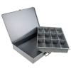 Přihrádková krabice 12 přihrádek Šedá, Ocel 50 mm x 339mm x 234 mm Durham