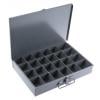 Přihrádková krabice 24 přihrádek Šedá, Ocel 50 mm x 339mm x 234 mm Durham