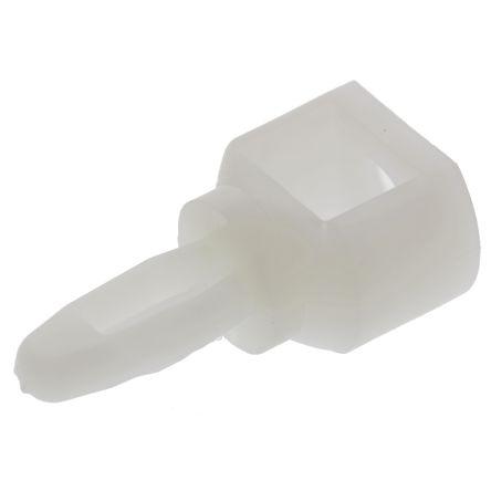 Essentra Držák se zajišťovacím knoflíkem SRLCBS 6 01 výška 9.5 mm Nylon pro 4 mm otvor v PCB