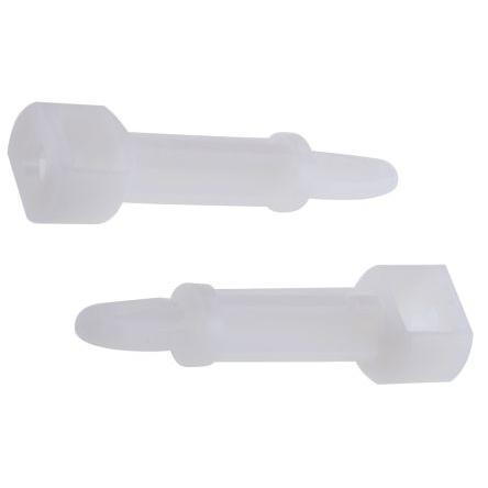 Essentra Držák se zajišťovacím knoflíkem SRLCBS 16 01 výška 25.4 mm Nylon pro 4 mm otvor v PCB