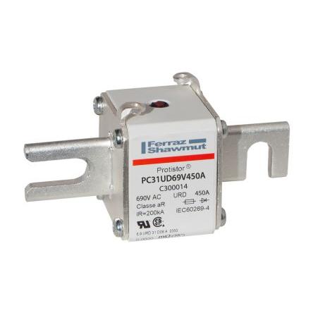 Pojistka podle německé normy 450A 31 FF URD Mersen 77 mm 700V