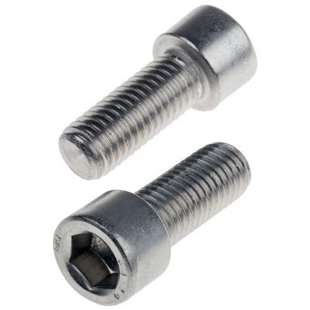 RS PRO Šroub s vnitřním šestihranem, Obyčejný, Nerezová ocel hlavice Vnitřní šestihran, M12, M12, délka: 30 mm