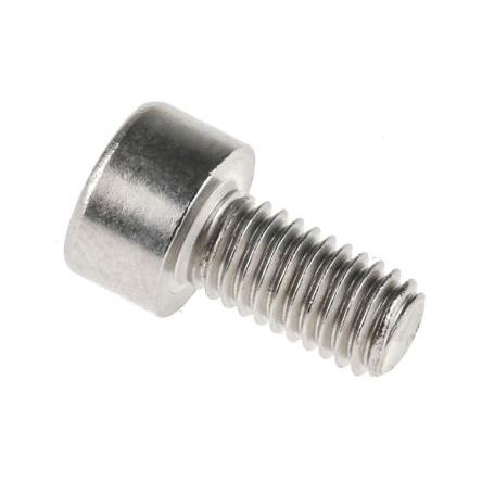 RS PRO Šroub s vnitřním šestihranem, Obyčejný, Nerezová ocel hlavice Vnitřní šestihran, M5, M5, délka: 10 mm