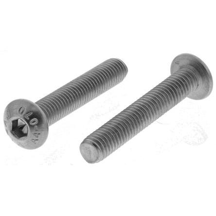 RS PRO Šroub s vnitřním šestihranem, Lesklý zinek, Nerezová ocel hlavice Vnitřní šestihran, M5, M5, délka: 30 mm