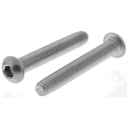 RS PRO Šroub s vnitřním šestihranem, Lesklý zinek, Nerezová ocel hlavice Vnitřní šestihran, M6, M6, délka: 40 mm