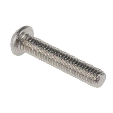 RS PRO Šroub s vnitřním šestihranem, Lesklý zinek, Nerezová ocel hlavice Vnitřní šestihran, M6, M6, délka: 30 mm