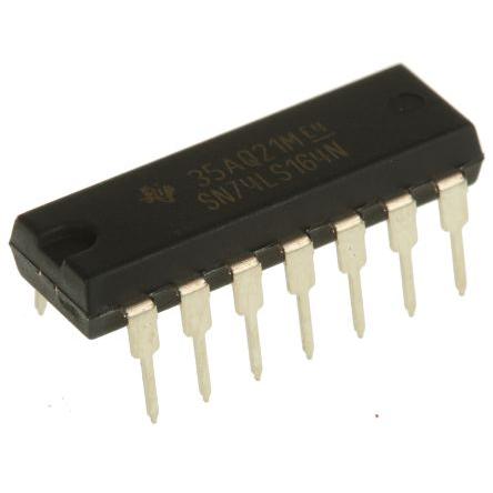 Posuvný registr SN74LS164N, řada: SN74LS164 Texas Instruments 5.25V