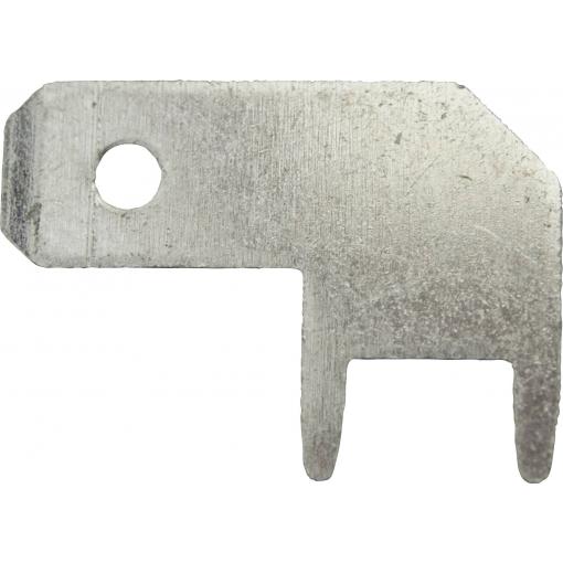 Vogt Verbindungstechnik 3827b08.68 faston zástrčka Šířka zástrčky: 4.8 mm Tloušťka konektoru: 0.8 mm 90 ° bez izolace kov 100 ks