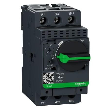 Jistič ochrany motoru, rozsah: TeSyS GV 2.5A, 4 A 690V 60 °C -20 °C Schneider Electric