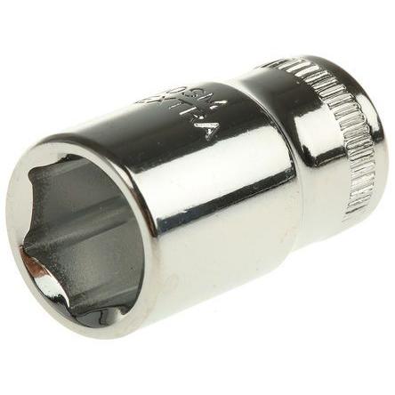 Zásuvka 1/4 in pohon 4.5 mm 6 bodů Čtvercový, celková délka: 24.7mm Bahco