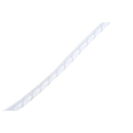 Kabelová spirálová bužírka Polyetylen Bílá 1.6 mm 8 mm 1.5 mm HellermannTyton, řada: SBPEFR